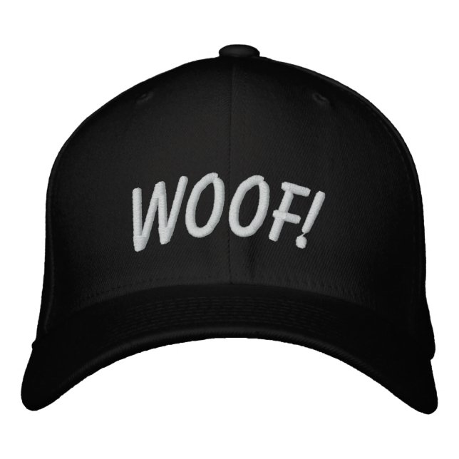 CASQUETTE BRODÉE WOOF ! (Devant)