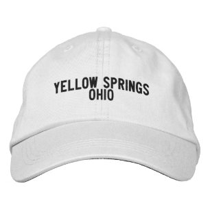 Casquette Brodée YELLOW SPRINGS Ohio Chapeau
