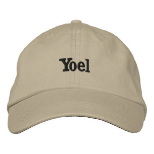 Casquette Brodée "Yoel" Nom Masculin Brodé,
