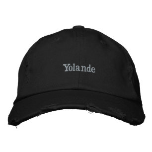 Casquette Brodée "Yolande" Nom Masculin Brodé,