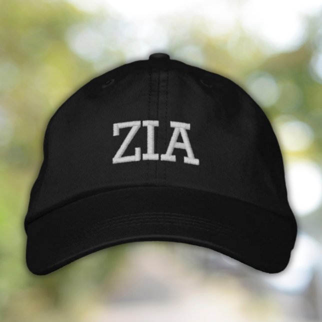 Casquette Brodée Zia embroidered Cap for Italian Aunt (Zia Embroidered Baseball Cap Gift for Italian Aunt Birthday Mother's Day)