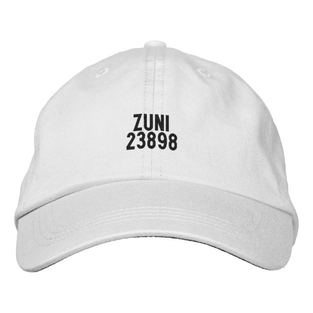 Casquette Brodée Zuni Virginia Hat (Devant)