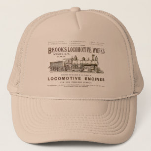 Casquette Brooks Steam Locomotive Works 1890