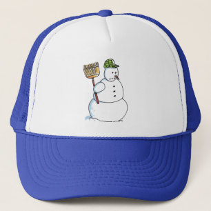 Casquette Broom Snowman chapeau de camionneur
