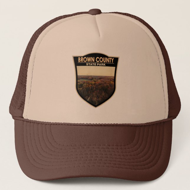 Casquette Brown County State Park Indiana Badge (Devant)