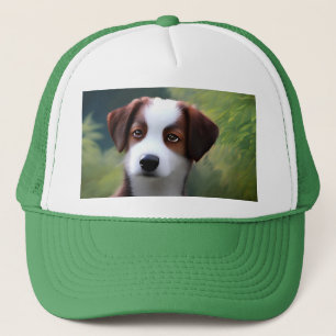 Casquette Bruce La Frontière Collie Puppy, Chapeau De Trucke