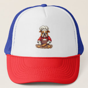 Casquette Bulldog Gingpain Chef chien