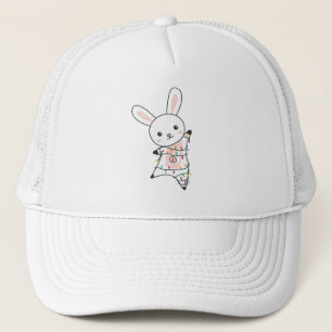 Casquette Bunny Merry Christmas Winter Animals Rabbits