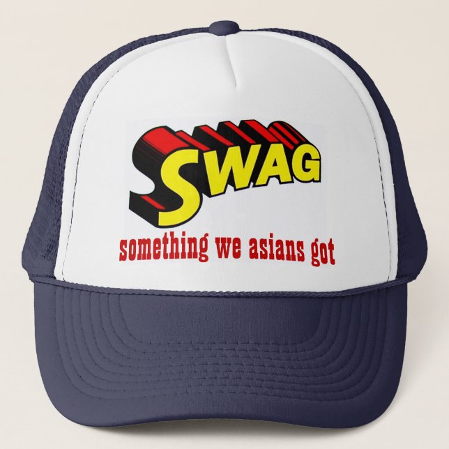 Casquette BUTIN :  quelque chose nous Asiatiques obtenus (Devant)