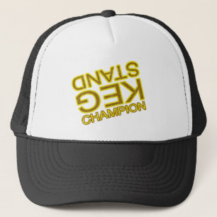 Casquette Buveur de bière drôle de champion de support de