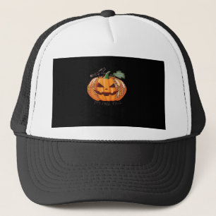 Casquette C’est automne Y’all Leopard Citrouille Happy Hallo