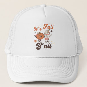 Casquette C’est l’Automne – Citrouille Mignonne Kawaii & PSL
