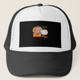 Casquette C’est l’automne Y’all, drôle Citrouilles Chevron M