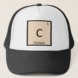 Casquette C - Symbole du tableau périodique de la chimie des