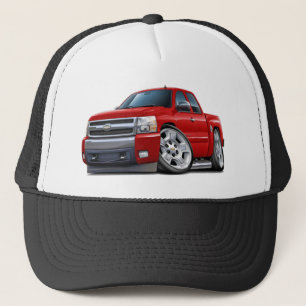 Casquette Cabine prolongée rouge de Chevy Silverado