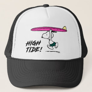 Casquette cacahuètes   Snoopy Courir sur le Surf
