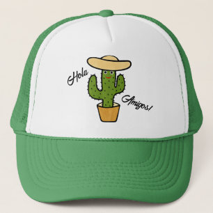Casquette Cactus vert amusant