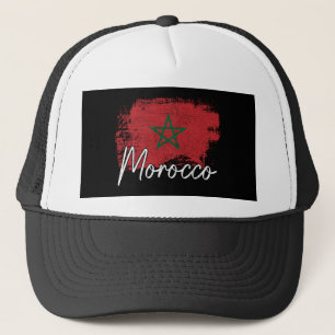 Casquette Cadeau amateur de football Maroc drapeau Maroc Mar