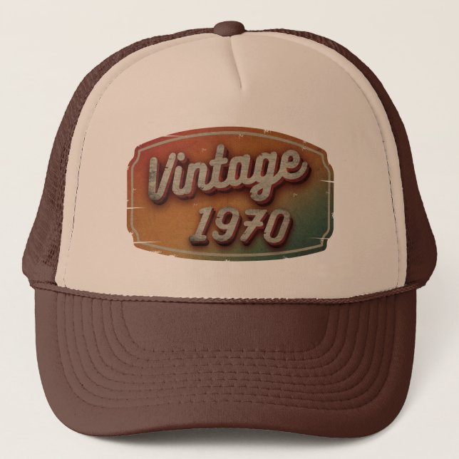 Casquette CADEAU CLASSIQUE RETRO 1970 vintage (Devant)