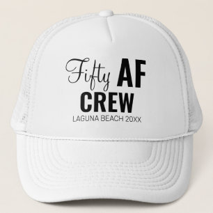 Casquette Cadeau de groupe pour l'équipe Fifty AF pour fête