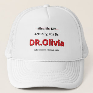Casquette Cadeau de remise de diplôme de doctorat drôle pour