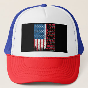 Casquette Cadeau Drapeau USA Vintage Rêve Comme Martin