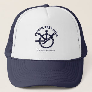 Casquette Cadeau nautique de bateau de capitaine personnalis