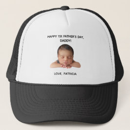 Casquette Cadeau photo personnalisé de la fête du premier pè