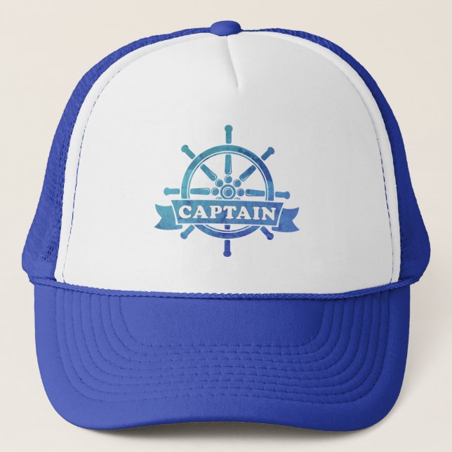 Casquette Cadeau pour le capitaine de bateau de pêche Casque (Devant)