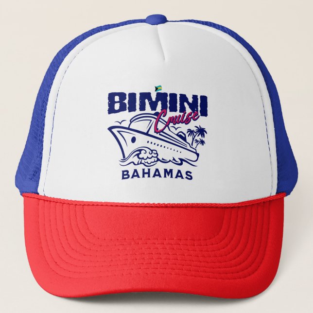 Casquette Cadeau souvenir Bahamas : Bimini Bahamas Cruise (Devant)