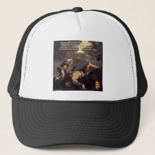 Casquette Cadeaux avec citation de Titien et peinture de Dav