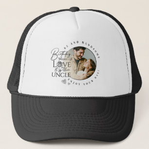 Casquette Cadeaux d'anniversaire pour oncle Photo personna
