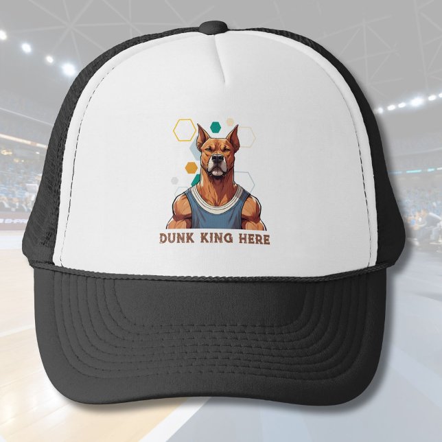 Casquette Cadeaux de chiens cool pour les amateurs de basket (Cool Dog Gifts for Basketball Lovers Coach Fans)