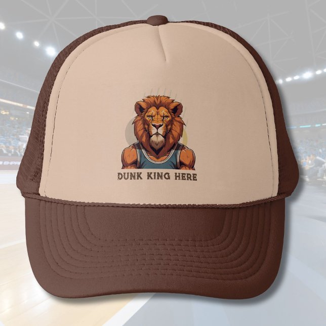 Casquette Cadeaux de lion cool pour les amateurs de basket-b (Cool Lion Gifts for Basketball Lovers Coach Fans)