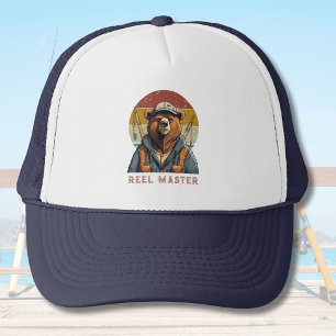 Casquette Cadeaux de retraite de l'ours vintage pour le pêch