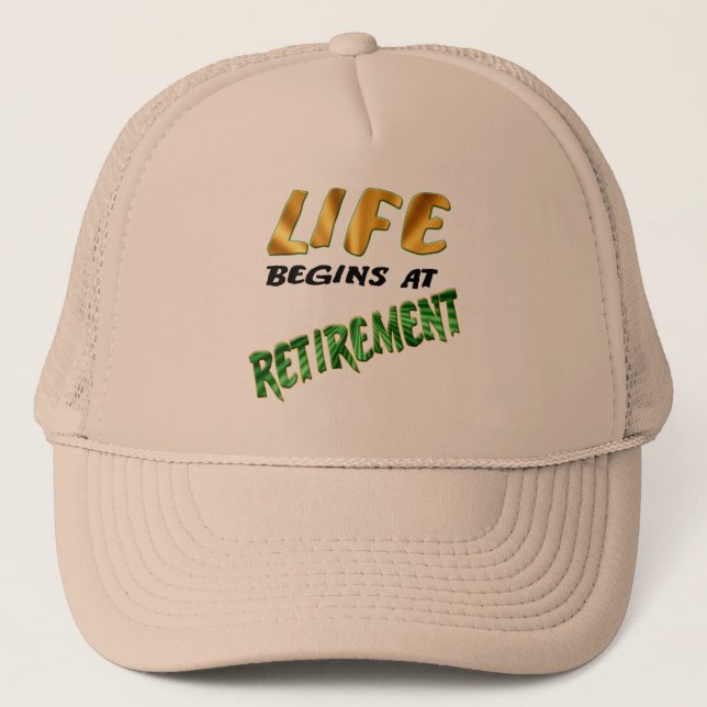 Casquette Cadeaux de retraite et T-shirts de retraite (Devant)