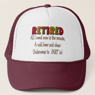 Casquette Cadeaux drôles "bière froide, extérieur, pet " de