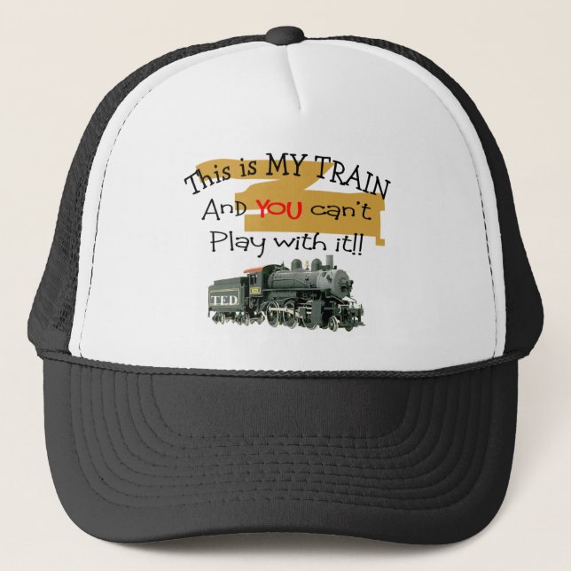 Casquette Cadeaux historiques de train--Énonciations hilares (Devant)