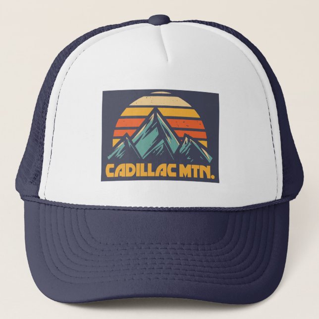 Casquette Cadillac Mountain Retro Turquoise (Devant)