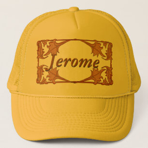 Casquette - Cadre de crochet feutré avec nom