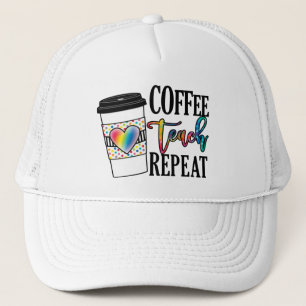 Casquette Café, Enseigner, Répéter
