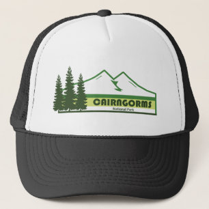 Casquette Cairngorges vertes écossaises Parc national du Cai