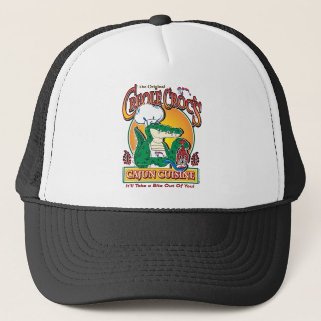 Casquette Cajun Crocs Cuisine Céole (Devant)
