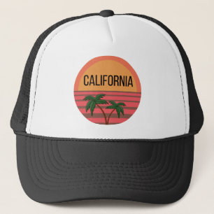 Casquette Californie Idées de design mignonne Motif Sunset P