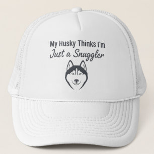 Casquette Câlins drôles de chien Husky