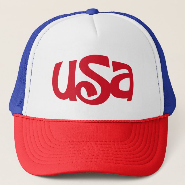 Casquette Calligraphie "USA" (Devant)
