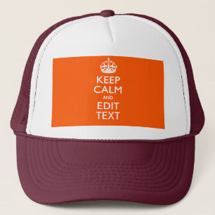 Casquette CALME DE CONSERVATION PERSONNALISÉ ET Éditer l'ora
