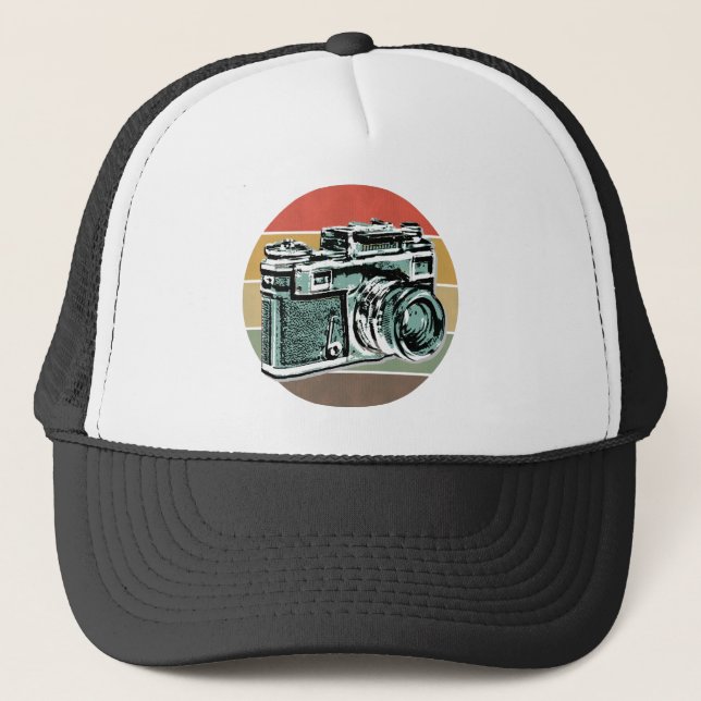 Casquette Caméra rétro (Devant)