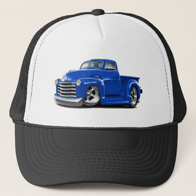 Casquette Camion 1950-52 de bleu de Chevy (Devant)