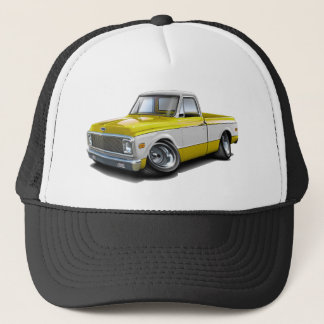Casquette Camion 1970-72 Jaune-Blanc de Chevy C10